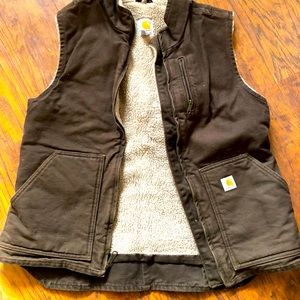 Brown Carhartt vest